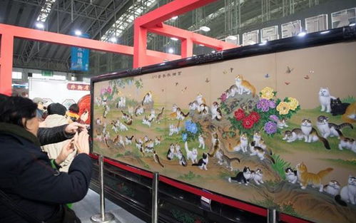 對 畫 文博會(huì) 帶你打卡水墨畫油畫麥秸畫魚皮畫樹皮畫漆畫